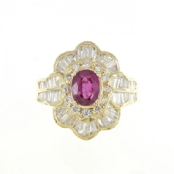 Nhẫn ruby 750YG/750WG 0.79CT 670649