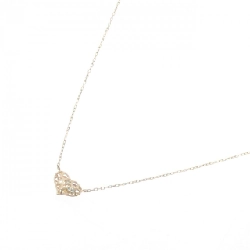 K10YG Heart Blue Topaz Necklace - Hàng hiệu Authentic 863808