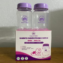 Set 2 bình trữ sữa Mama’s choice 180ml