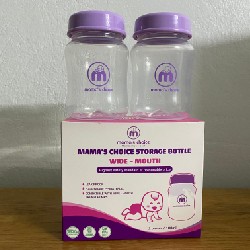 Set 2 bình trữ sữa Mama’s choice 180ml 9627