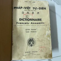 Pháp-Việt Từ-Điển (Dictionnaire Français-Annamite) - Đào Duy Anh 991634