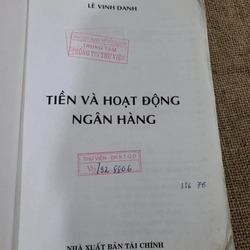 Tiền và hoạt động ngân hàng_  Lê Vinh Danh _  bìa mềm 382715