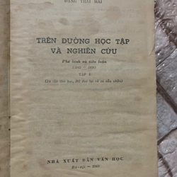 Đặng Thai Mai- Trên đường học tập và nghiên cứu, xuất bản 1969 539122