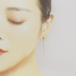 K18YG Bông tai - Hàng hiệu Authentic 874306