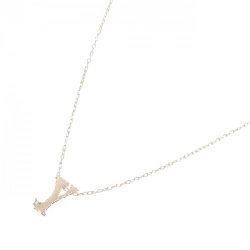 K18PG Chữ cái Y Dây chuyền kim cương 0.01CT - Hàng hiệu Chính hãng 863557