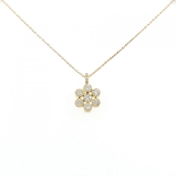 K18YG 2WAY Dây chuyền kim cương 0.50CT - Hàng hiệu Chính hãng