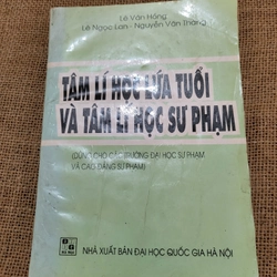 Tâm lý học lứa tuổi và tâm lý học Sư phạm 336717