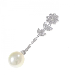 K18WG Hoa trắng ngọc trai pendant 10.5mm - Hàng hiệu Authentic 865840