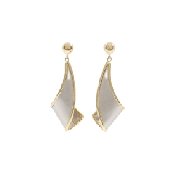 K18YG/PT900 Bông tai - Hàng hiệu Authentic