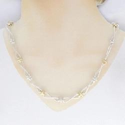 Tiffany 925/750YG Dây chuyền - Hàng hiệu Chính hãng 843350