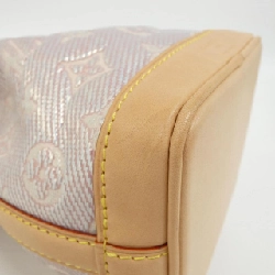 Túi xách vai Louis Vuitton Monogram Laminated Jacquard Nano Noé M82427 611895