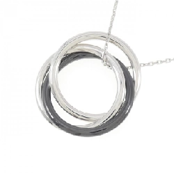 Cartier Trinity Đen & Trắng Dây Chuyền - Hàng hiệu Authentic 842407