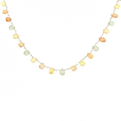 K18PG Sapphire Necklace 17.00CT - Hàng hiệu Authentic