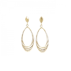 K18YG Bông tai - Hàng hiệu Chính hãng