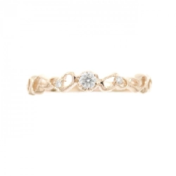 Nhẫn kim cương hình trái tim K10PG - Hàng hiệu Authentic 850316