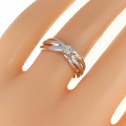 Nhẫn kim cương K18WG 0.12CT 672916