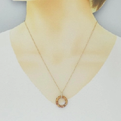 Dây chuyền Sapphire 18KPG/K18PG 1.47CT - Hàng hiệu Chính hãng 859826