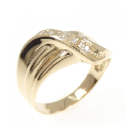 Nhẫn kim cương K18YG 0.05CT