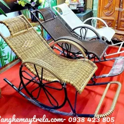 Ghế bập bênh nhựa giả mây giá rẻ 797263