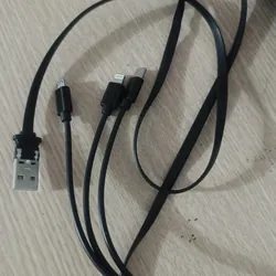 Dây cáp nạp điện thoại 3 chân, còn mới  571694