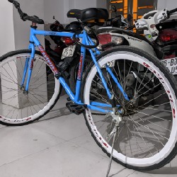 Xe fixed gear lốp hơi mới 80% 4238