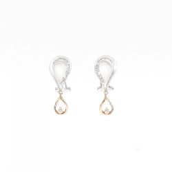 K14WG/K18PG Bông tai kim cương 0.14CT - Hàng hiệu Chính hãng