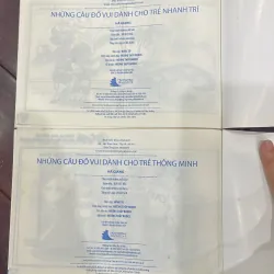 Những câu đố vui combo 2 quyển - dành cho trẻ thông minh / dành cho trẻ nhanh trí  1026672