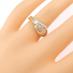Nhẫn kim cương K18YG/PT900 0.50CT - Hàng hiệu Authentic 850572