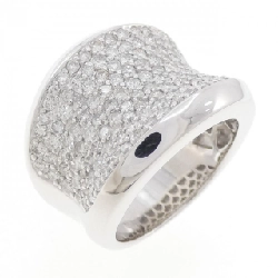 Nhẫn kim cương Pavé K18WG 1.90CT