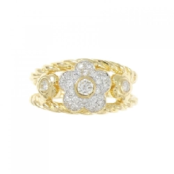 Nhẫn kim cương hoa K18YG/K18WG 0.23CT 672189