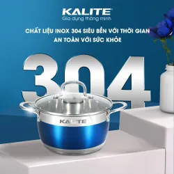 Bộ nồi chảo KALITE KL-336 inox cao cấp siêu bền đáy 5 lớp 791421