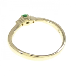 Nhẫn Garnet Xanh K18YG 0.10CT 668565