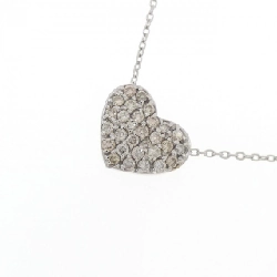 K18WG Dây chuyền hình trái tim kim cương 0.28CT - Hàng hiệu Chính hãng 864719