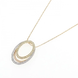 Dây chuyền kim cương ba màu K18 1.00CT - Hàng hiệu chính hãng 859905