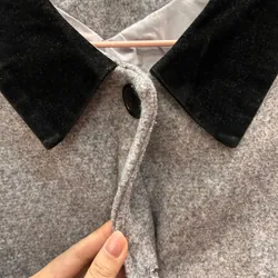 Áo dạ dáng dài màu xám  697143