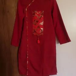 Áo dài cho bé trai lớn