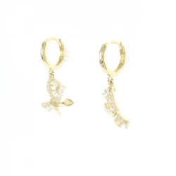 585YG Nơ Cubic Bông Tai - Hàng hiệu Chính hãng 868793