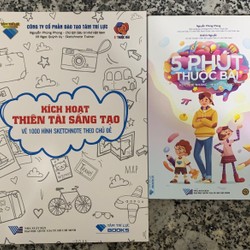 Combo Sketchnote 1000 hình kích hoạt thiên tài sáng tạo và 5 phút thuộc bài Thầy Phong