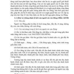 Lý lịch của người xin vào Đảng - Có mã QR hướng dẫn viết 1041505