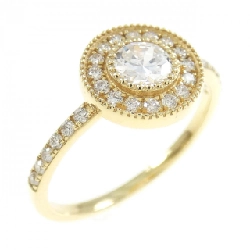 【Sản phẩm mới】Nhẫn kim cương K18YG 0.45CT