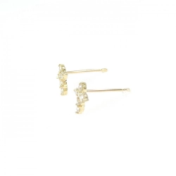 K18YG Bông tai kim cương chéo 0.20CT - Hàng hiệu Chính hãng 869868