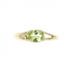 Nhẫn Peridot K18YG - Hàng hiệu Chính hãng 850057