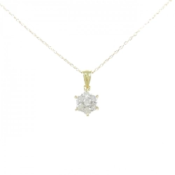 K18YG/PT900 Dây chuyền kim cương 0.50CT - Hàng hiệu Chính hãng