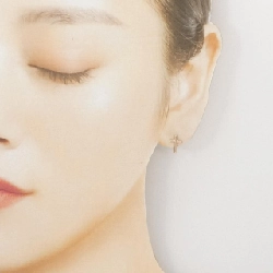 K10PG Bông tai chéo - Hàng hiệu Chính hãng 870125