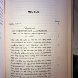 Các nghị quyết của Trung ương Đảng 2011 - 2015 705291