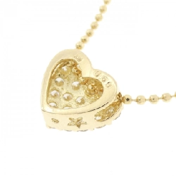 K18YG Dây chuyền kim cương hình trái tim Pavé 0.60CT - Hàng hiệu Chính hãng 861712