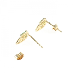 K18YG Bông tai Ngọc lục bảo - Hàng hiệu Chính hãng 868351