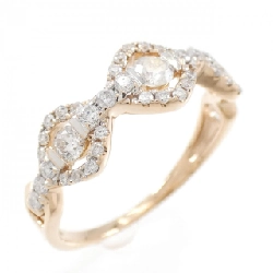 Nhẫn kim cương K18PG 0.57CT