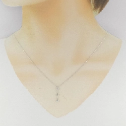 K18WG Dây chuyền kim cương ba viên 0.30CT - Hàng hiệu Chính hãng 863296