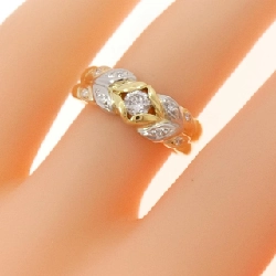 Nhẫn kim cương K18YG/K18PG/PT900 0.23CT - Hàng hiệu Authentic 853034